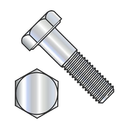 Usa Industrials Grade 2, 1/4"-20 Hex Head Cap Screw, Zinc Plated Steel, 2 in L BULK-BOLT-2950